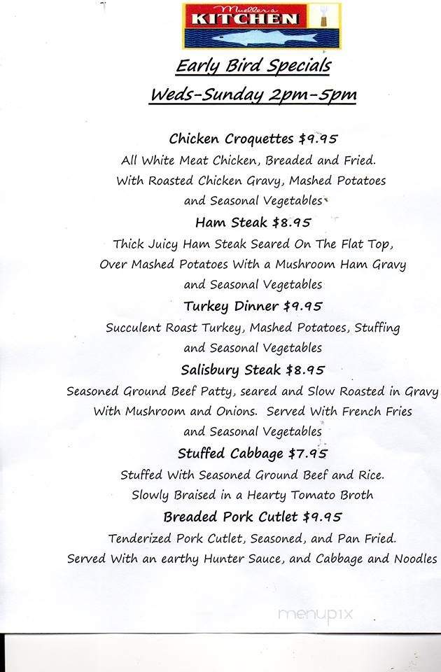 Mueller's Too Restaurant - Easton, PA menu_pic