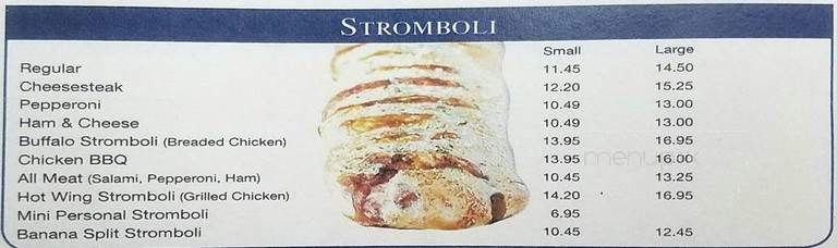 Neapolitan Italian Eatery - New Philadelphia, PA menu_pic