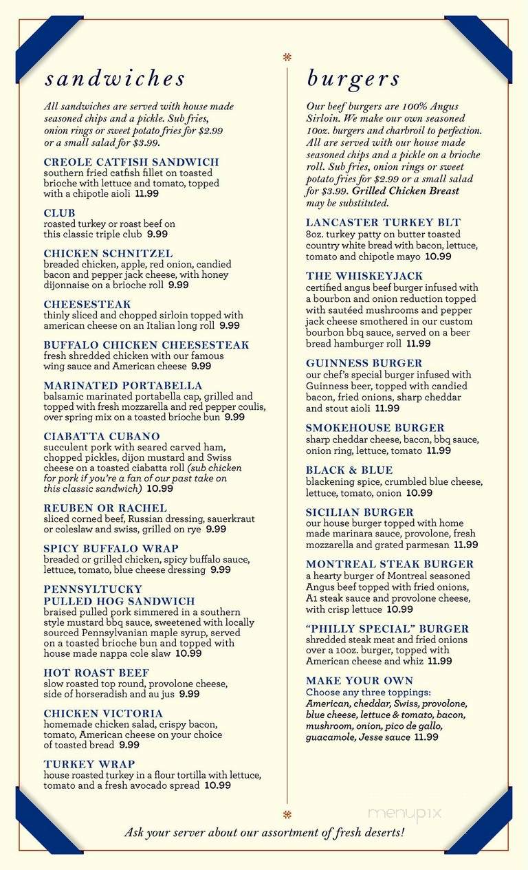 New Britain Inn - New Britain, PA menu_pic