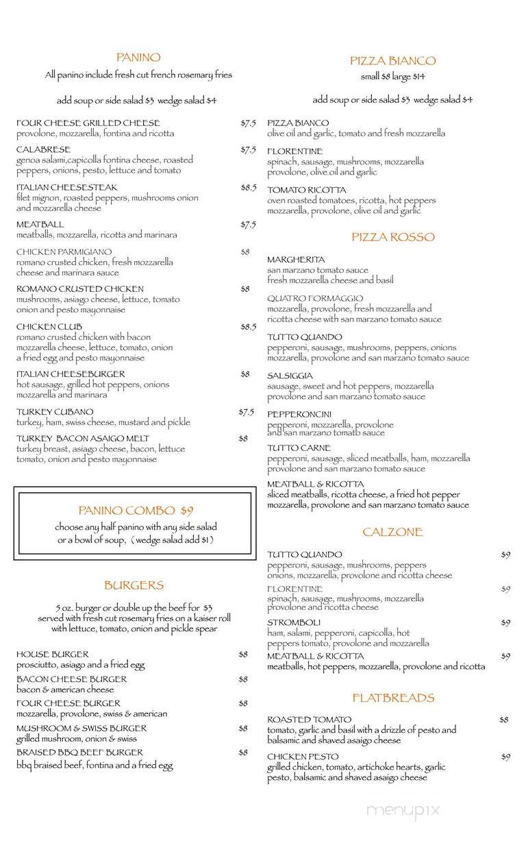 Nino's 2 Tomato - New Castle, PA menu_pic
