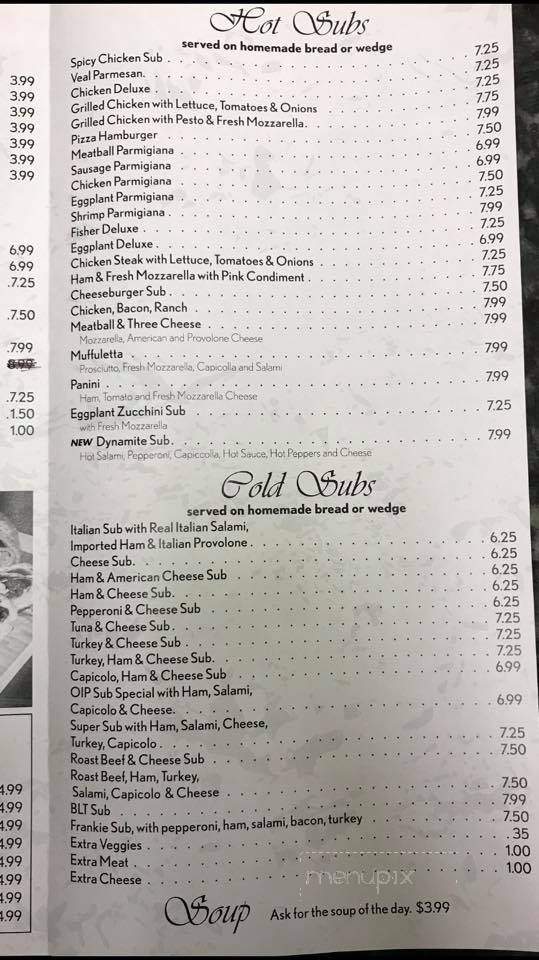 Oip Beavertown - Beavertown, PA menu_pic