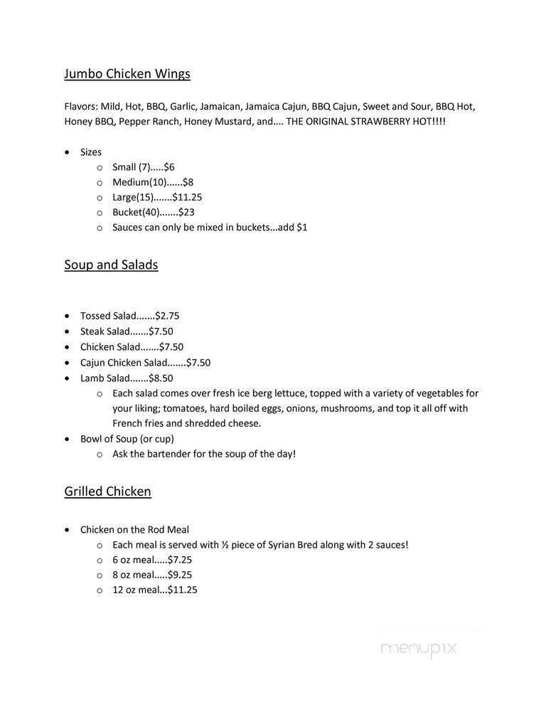 Panella Brothers - New Castle, PA menu_pic
