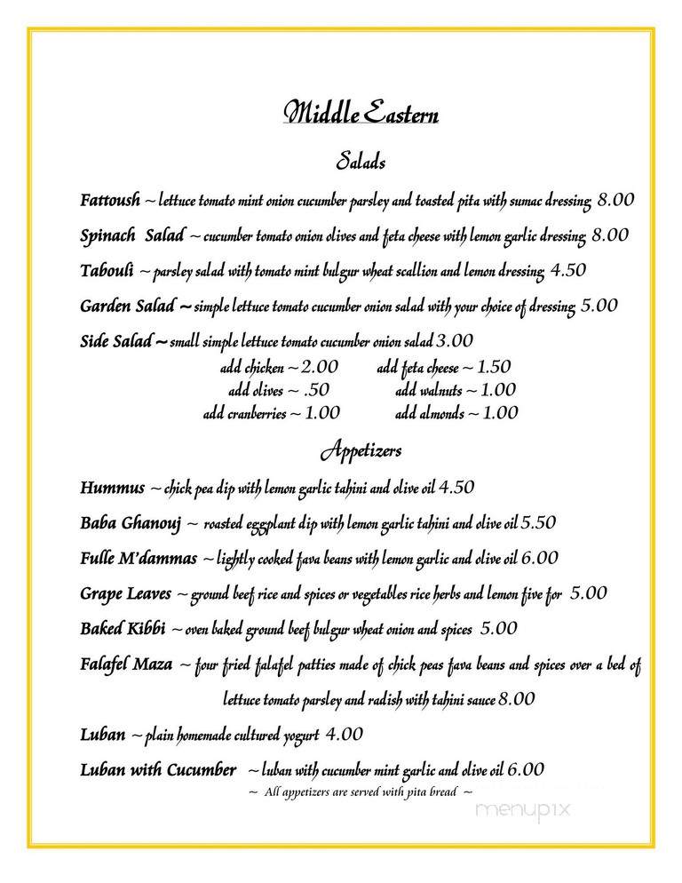 Pete's Place - Wilkes Barre, PA menu_pic
