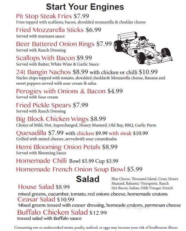 Pit Stop Tavern - Boyertown, PA menu_pic