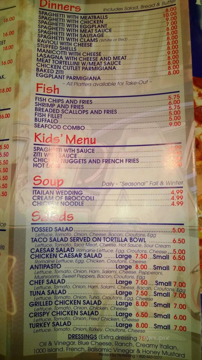 Pizza Como USA Num-9 - Bethlehem, PA menu_pic