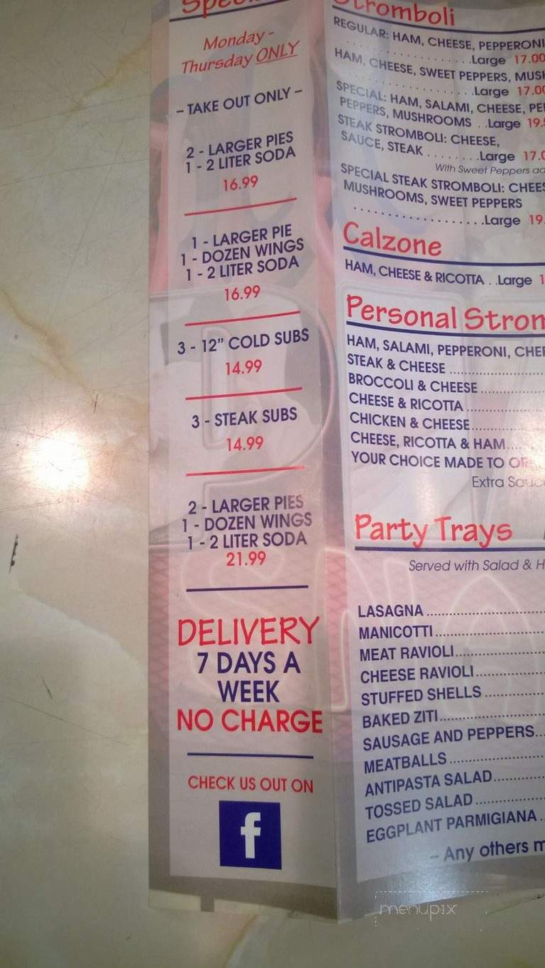Pizza Como USA Num-9 - Bethlehem, PA menu_pic