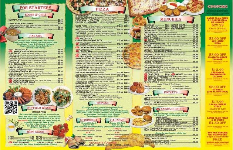 Pizza Pub - Sellersville, PA menu_pic