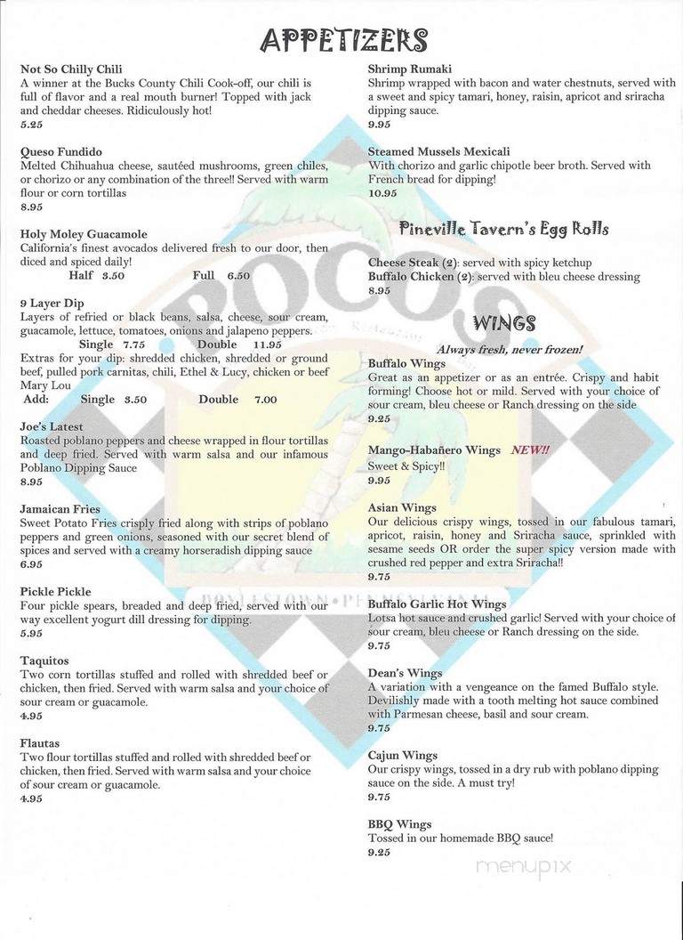 Pocos - Doylestown, PA menu_pic