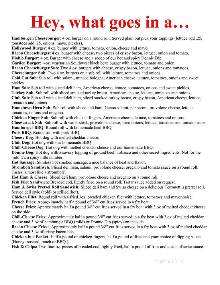 Reesers' Soft Ice Cream - Lewisberry, PA menu_pic