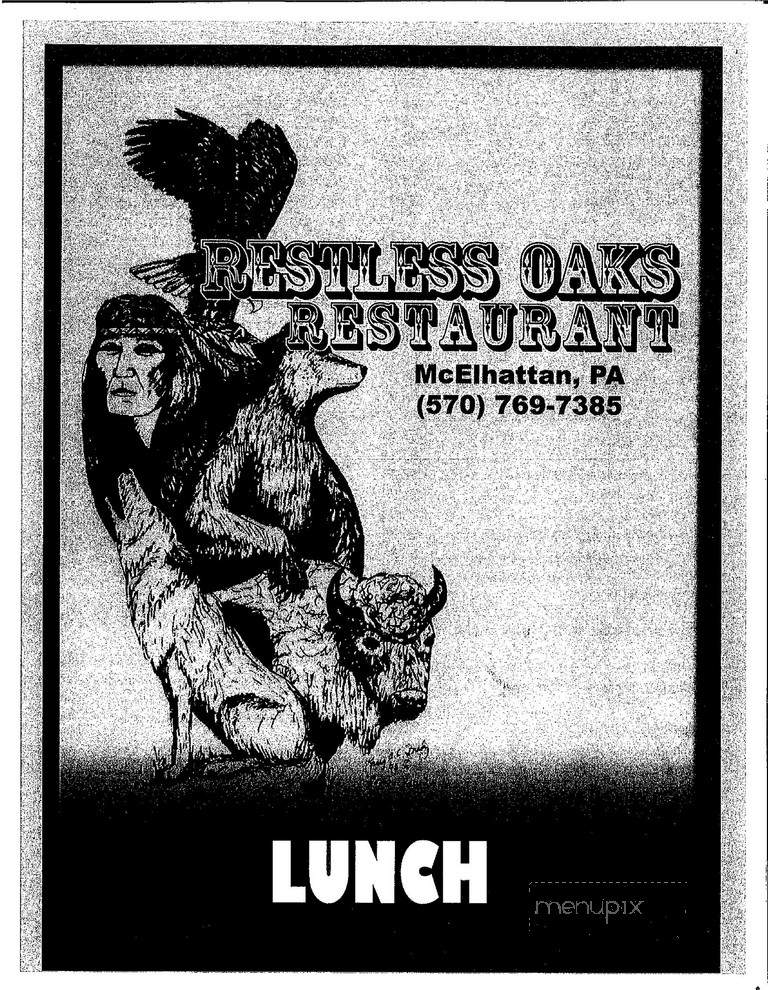 Restless Oaks Restaurant - McElhattan, PA menu_pic