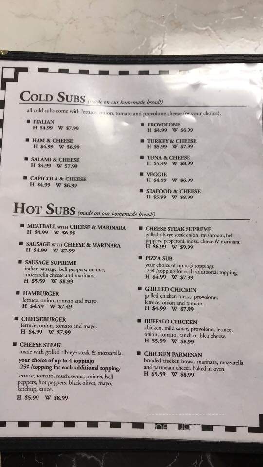 Rick's Dough Boys - Saint Marys, PA menu_pic