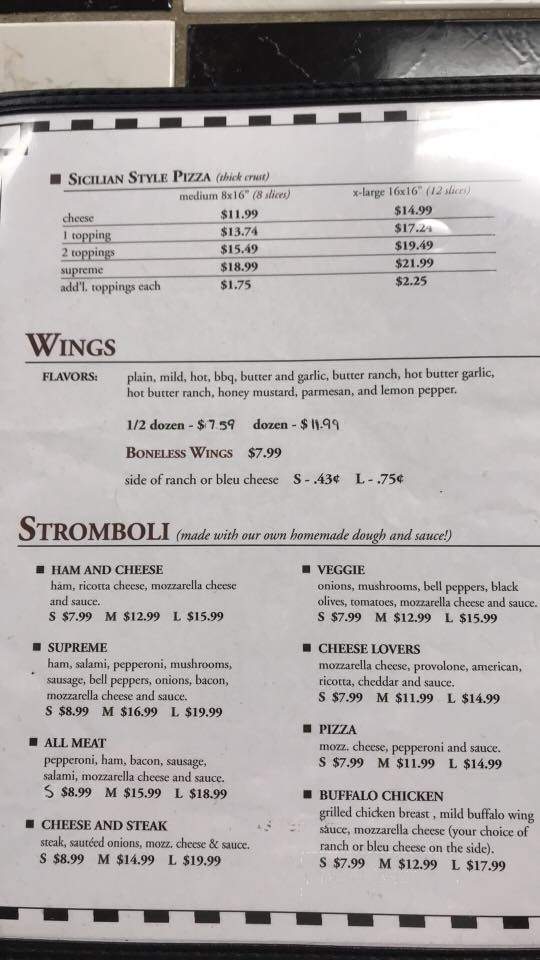 Rick's Dough Boys - Saint Marys, PA menu_pic