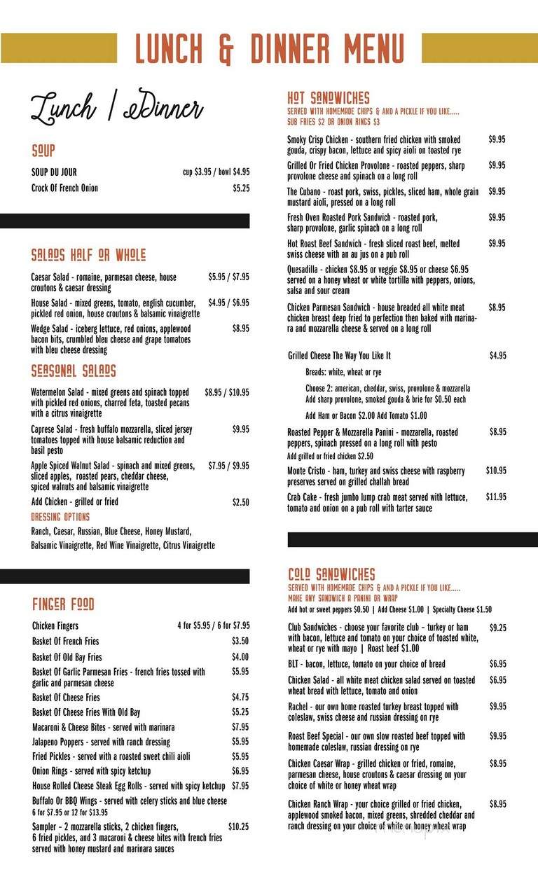 Riverview Deli - Philadelphia, PA menu_pic