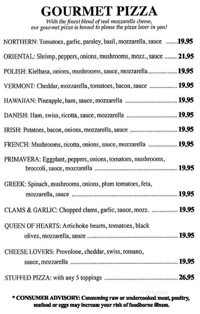 Roberto's Restaurante - Pocono Summit, PA menu_pic