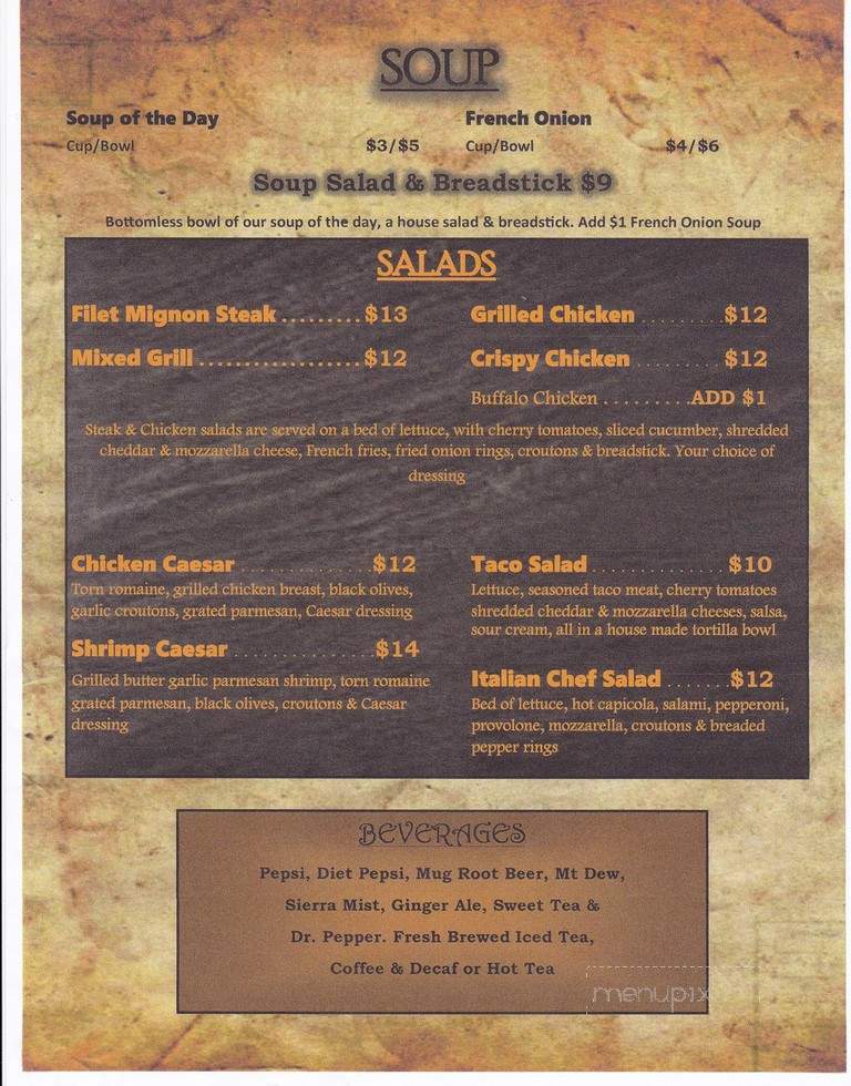 Rocky Grill - Brockway, PA menu_pic