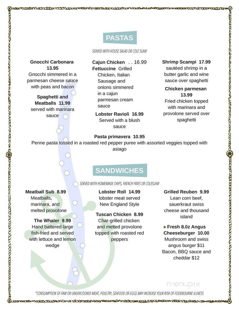 Silver Shores Restaurant - Conneaut Lake, PA menu_pic