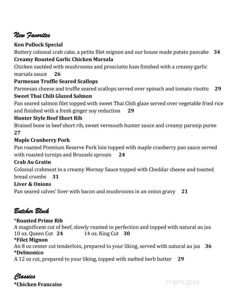 Top Of The Eighties - Hazleton, PA menu_pic