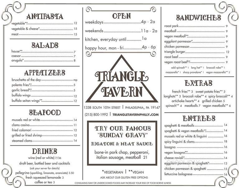 Triangle Tavern - Philadelphia, PA