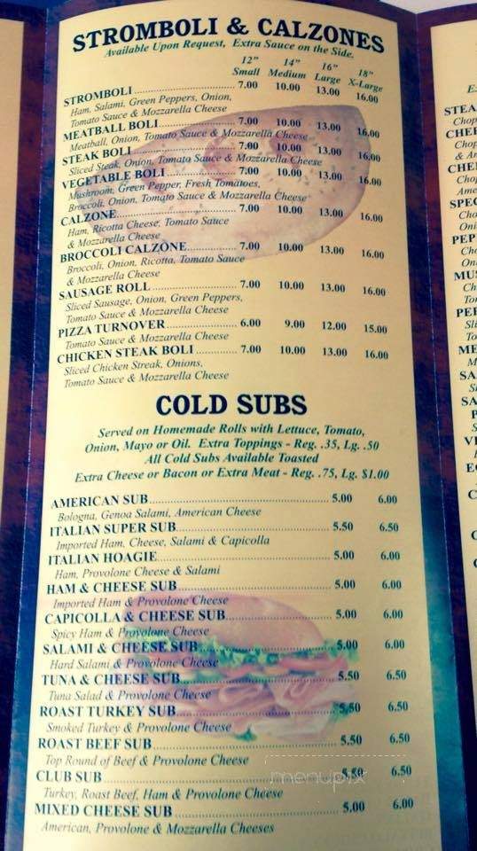 Two Brother's Pizza & Restaurant - Shermans Dale, PA menu_pic