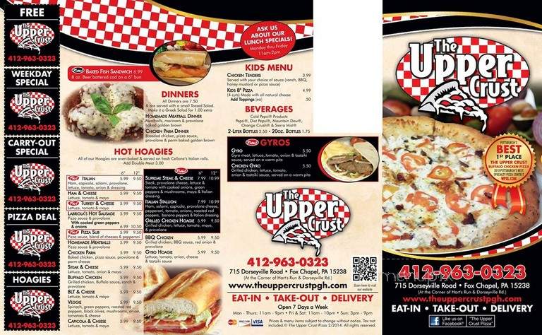 Upper Crust Pizza - Pittsburgh, PA