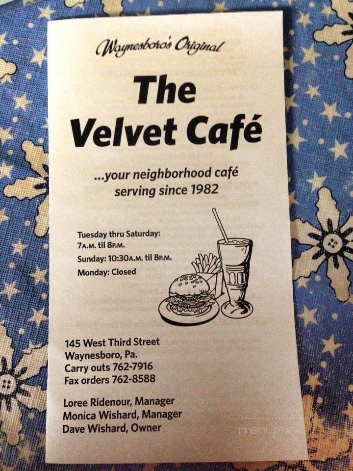 Velvet Cafe - Waynesboro, PA
