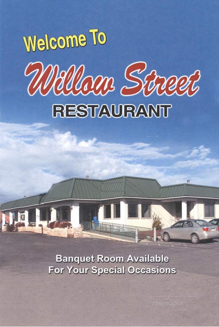Willow Street Diner - Willow Street, PA menu_pic