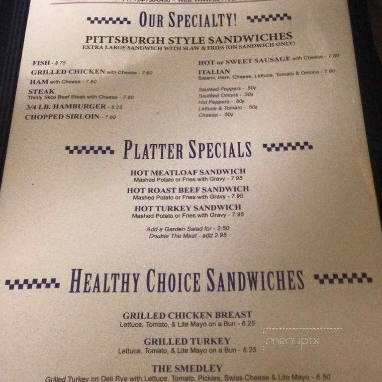 Wolverine - Ellwood City, PA menu_pic