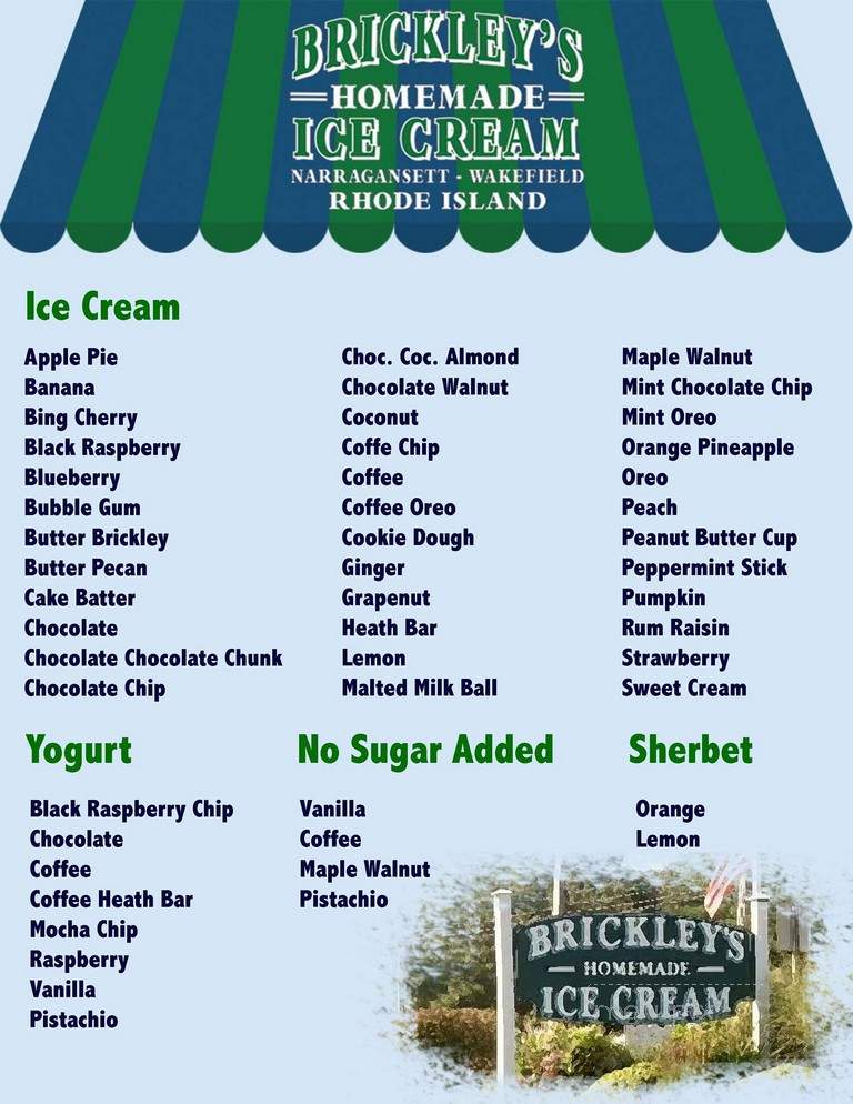 Bricley's Ice Cream - South Kingstown, RI