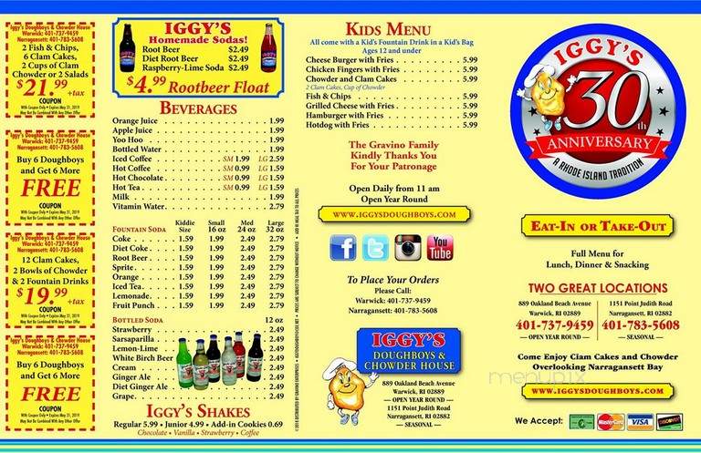 Iggy's Doughboys & Chowder Hs - Narragansett, RI