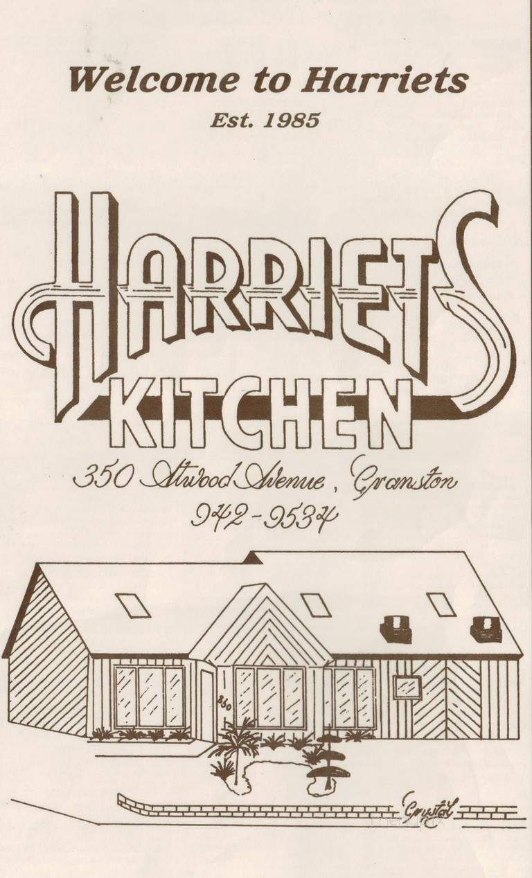 Harriet's Kitchen - Cranston, RI menu_pic