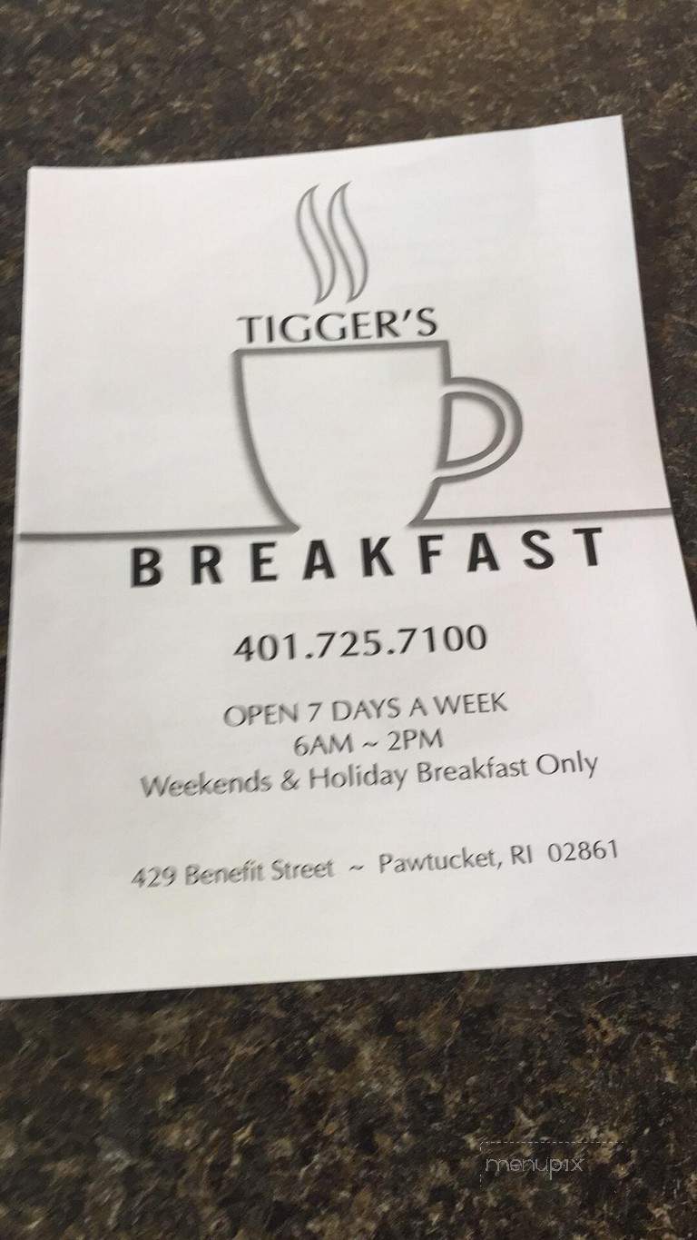 Tigger's Restaurant - Pawtucket, RI