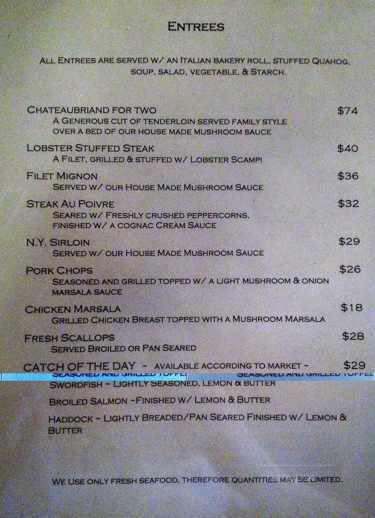 Valley Inn - Portsmouth, RI menu_pic