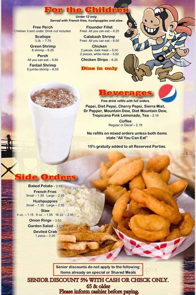 Catawba Fish Camp - Fort Lawn, SC menu_pic