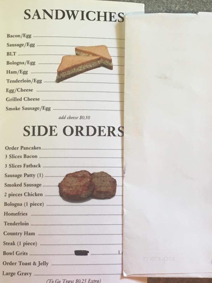 Little Biscuit Barn - Honea Path, SC menu_pic