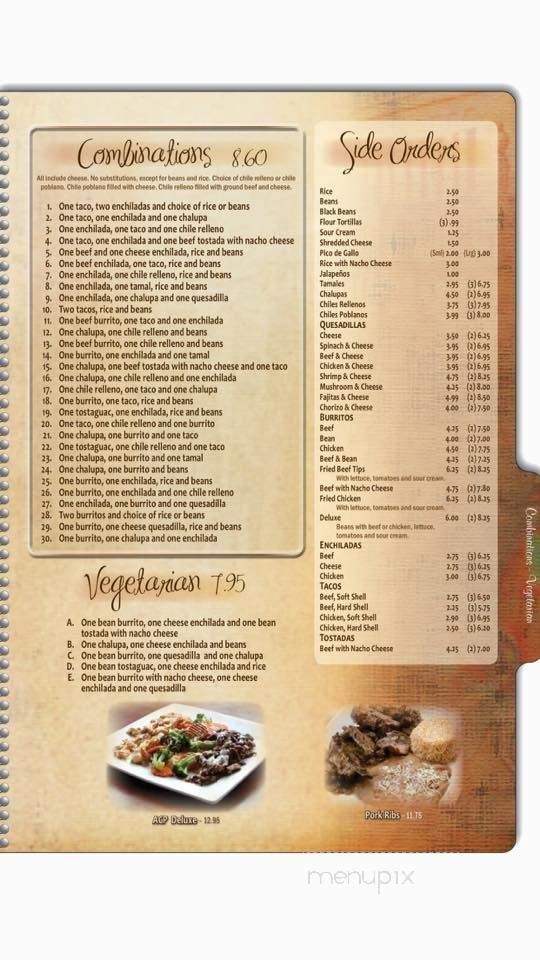 Los Amigos Mexican Restaurant - Greenville, SC menu_pic