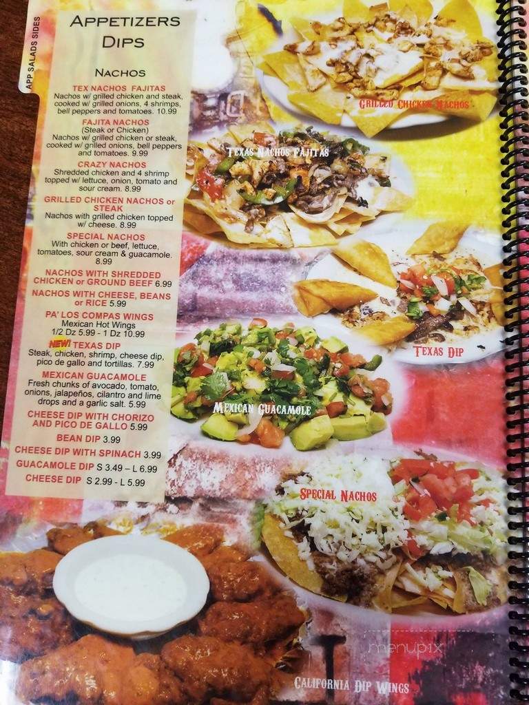 Los Compadreas - Easley, SC menu_pic
