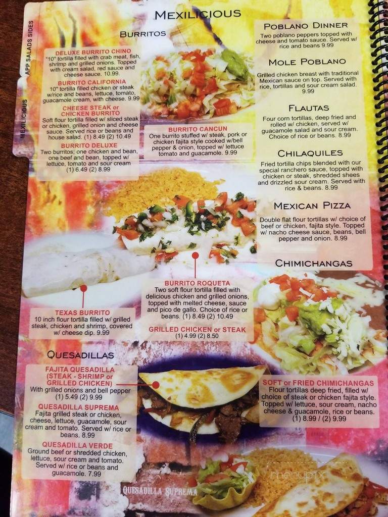 Los Compadreas - Easley, SC menu_pic