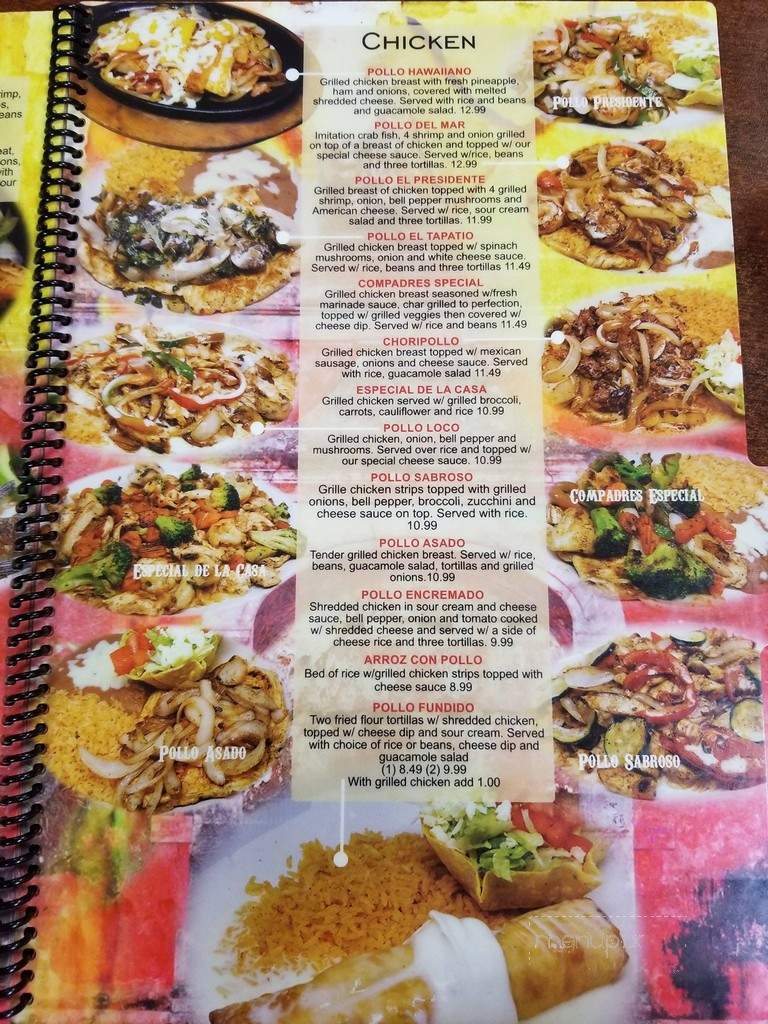 Los Compadreas - Easley, SC menu_pic