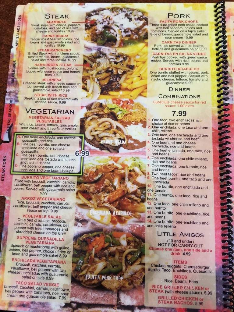Los Compadreas - Easley, SC menu_pic