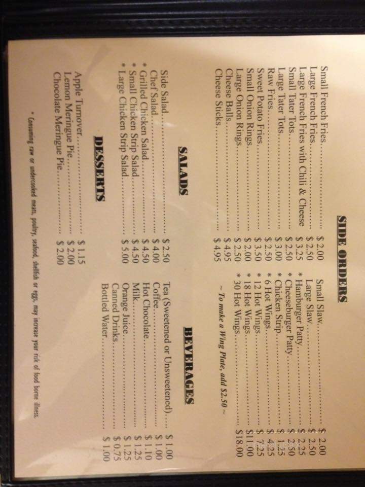 South 200 Drive-In Restaurant - Lancaster, SC menu_pic