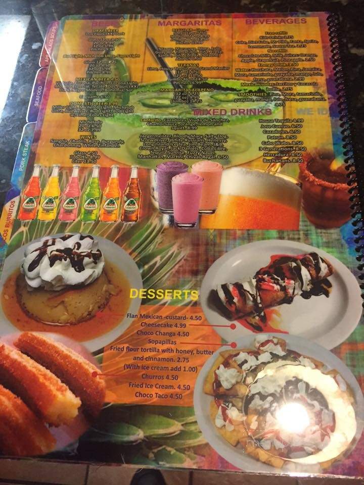 Tequila's - Simpsonville, SC menu_pic