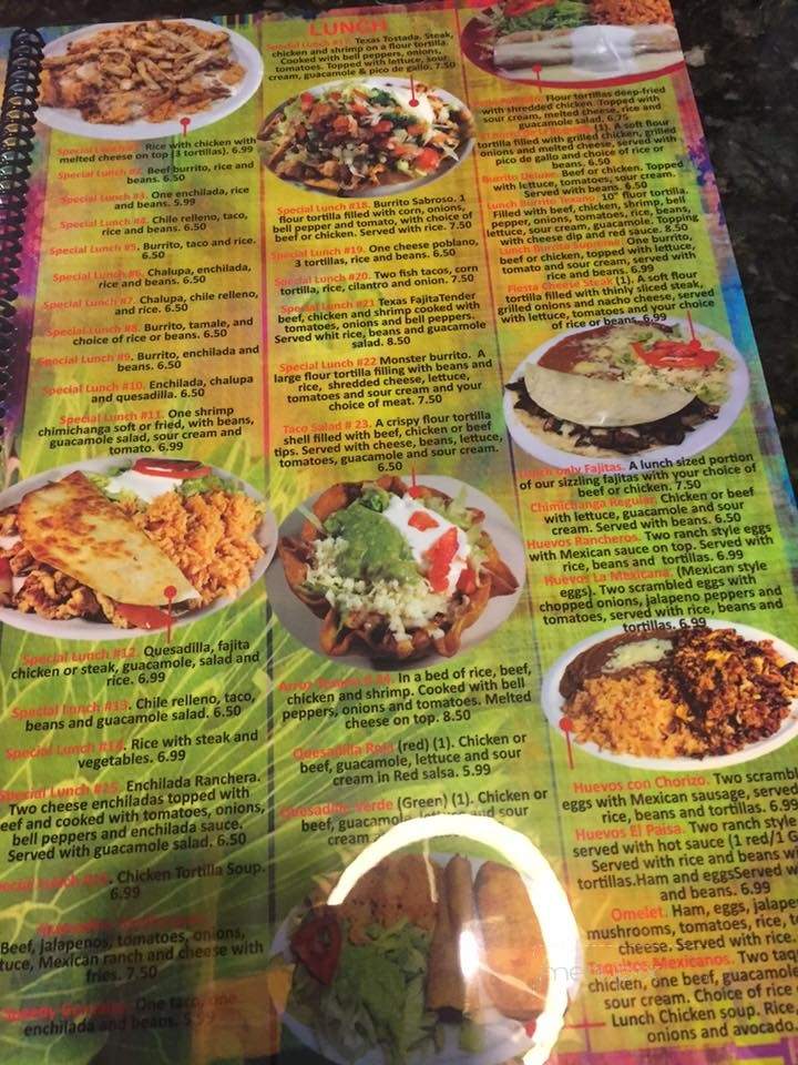 Tequila's - Simpsonville, SC menu_pic