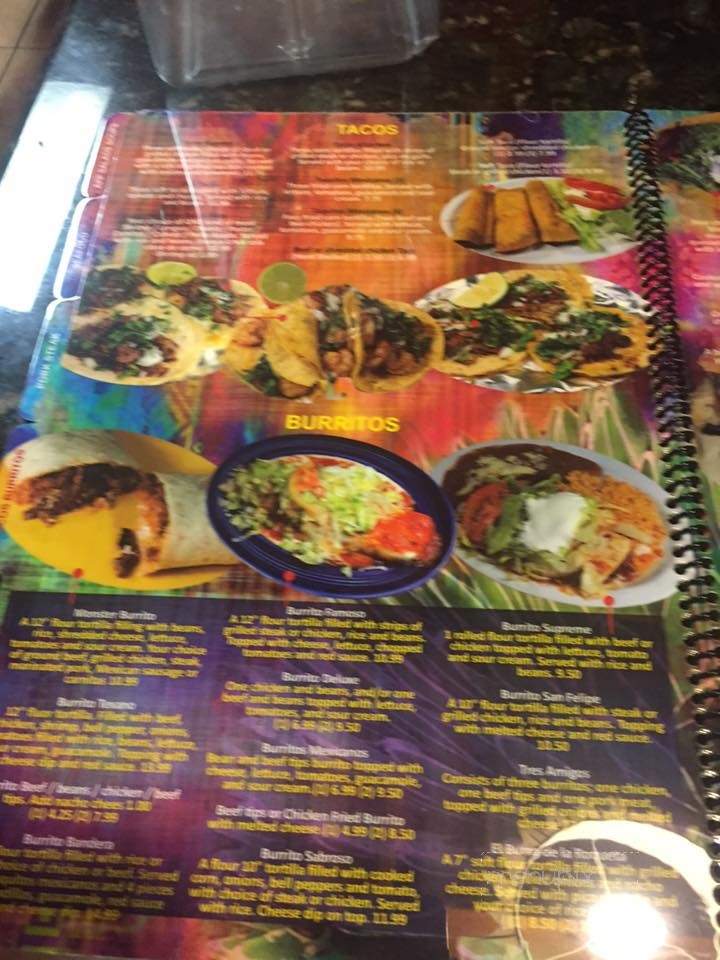 Tequila's - Simpsonville, SC menu_pic