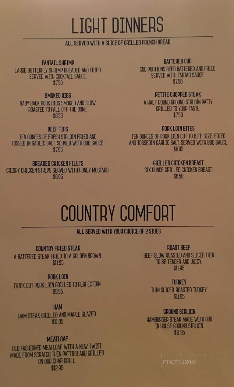 Alcester Steakhouse - Alcester, SD menu_pic