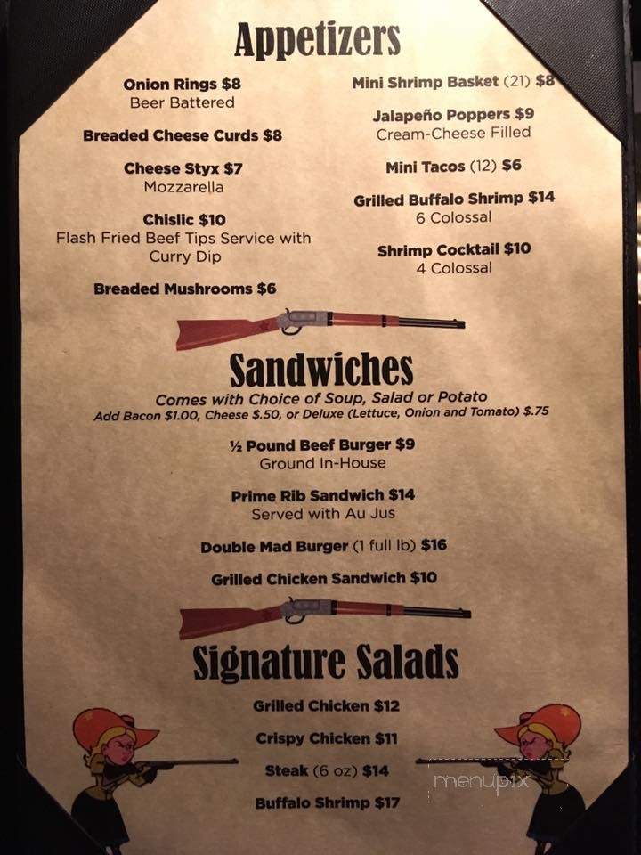 Mad Mary's Steakhouse - Flandreau, SD menu_pic
