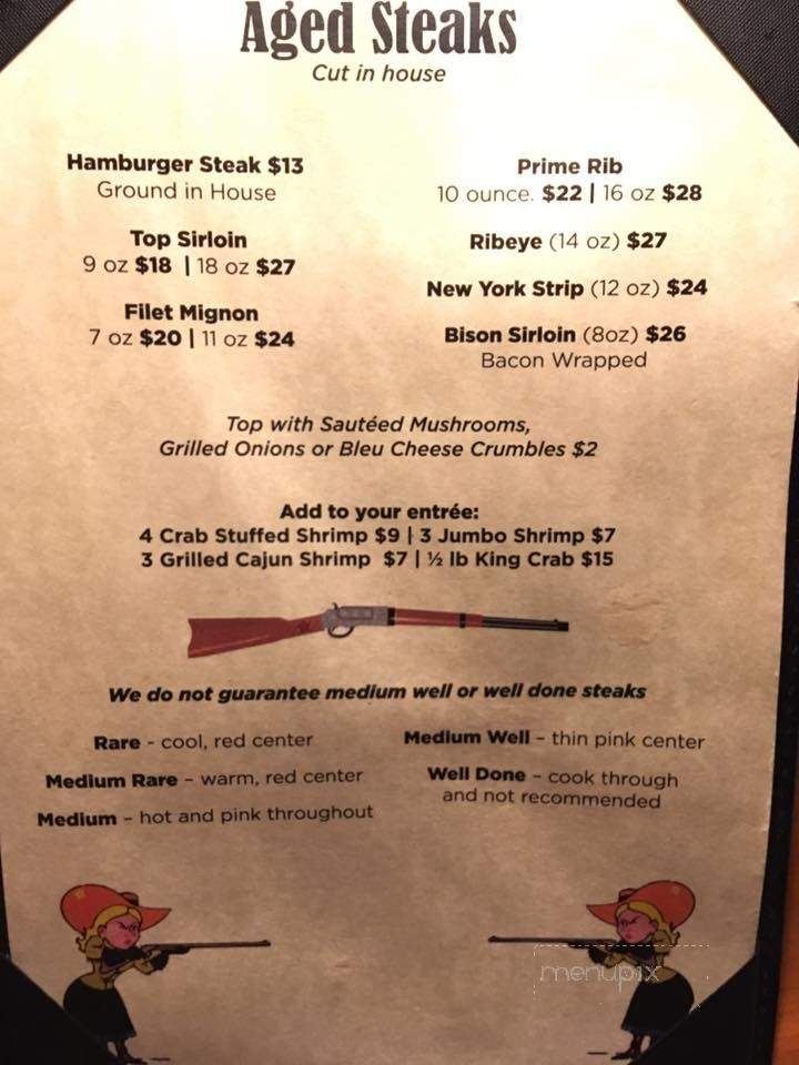 Mad Mary's Steakhouse - Flandreau, SD menu_pic