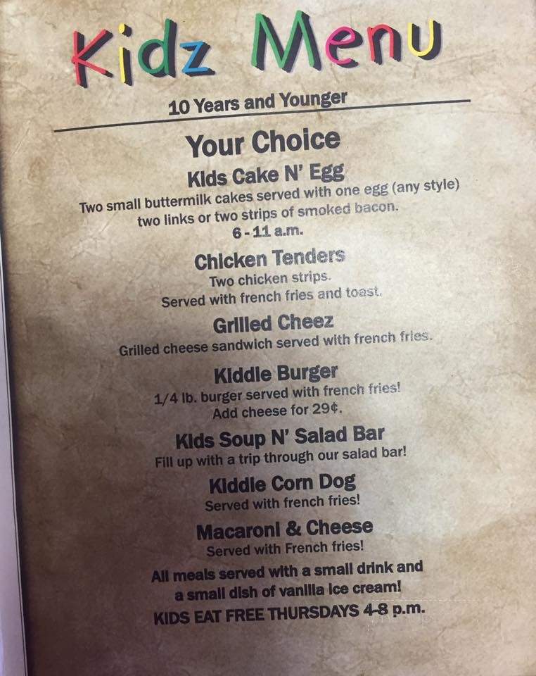 Pereboom Cafe - Webster, SD menu_pic