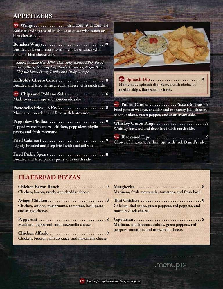 Ram & O'Hares - Brookings, SD menu_pic