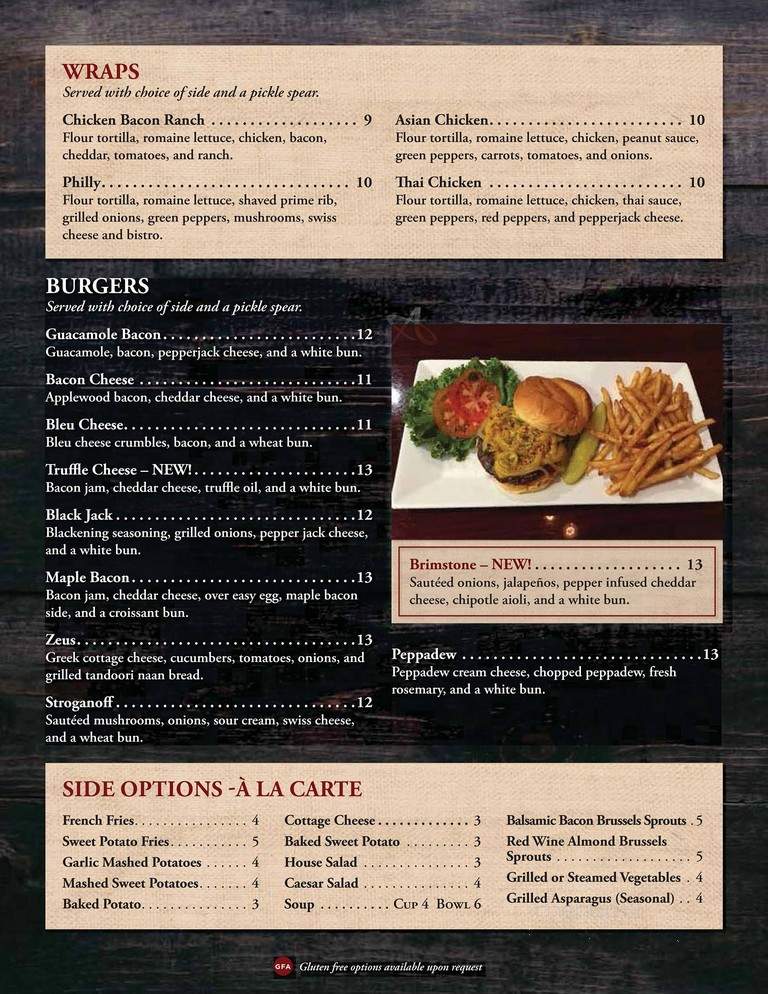 Ram & O'Hares - Brookings, SD menu_pic