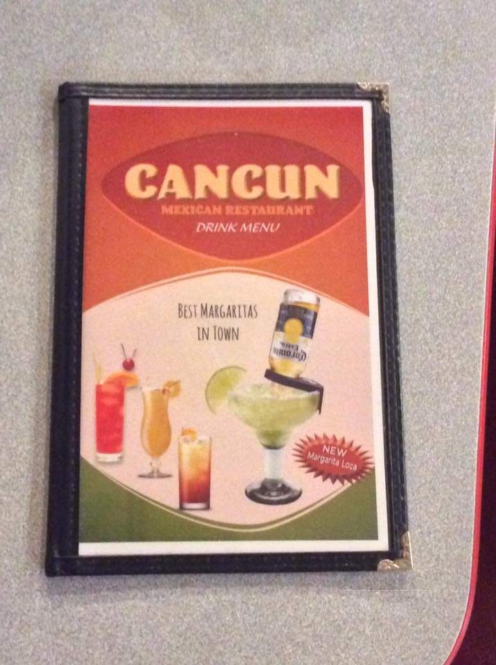 Cancun Mexican Restaurant - Crossville, TN menu_pic